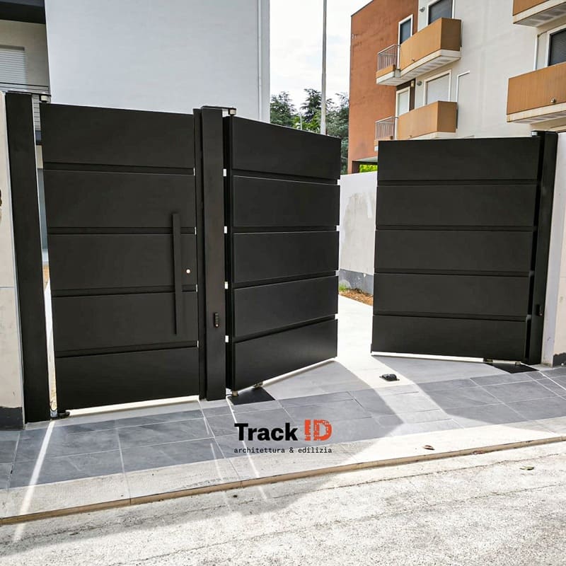 Cancello in ferro su misura design